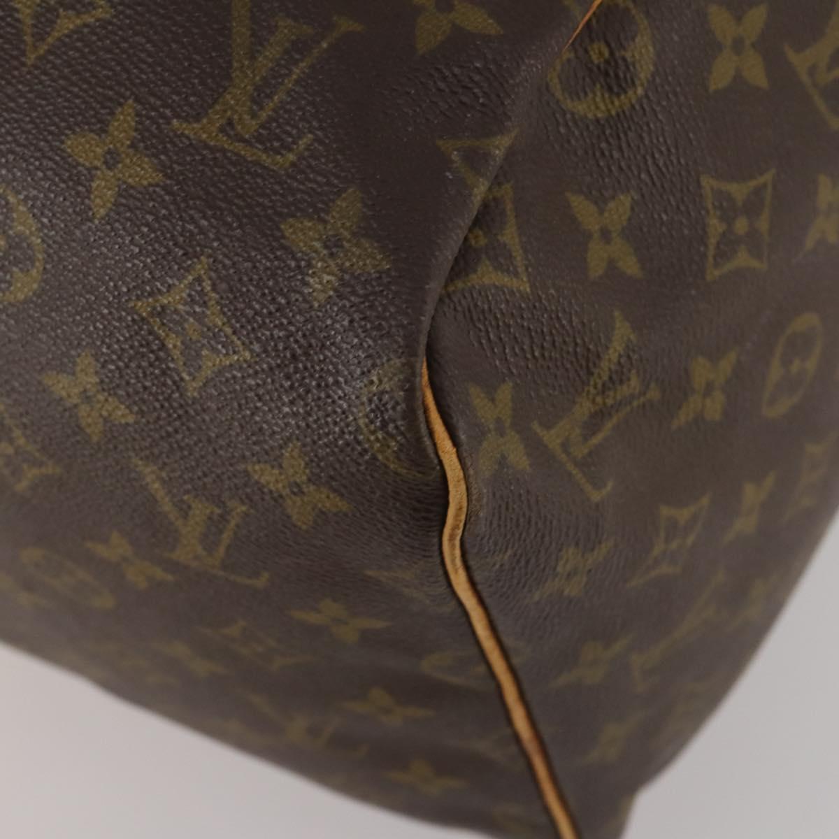 LOUIS VUITTON Monogram Sac Souple 55 Boston Bag M41622 LV Auth 189346