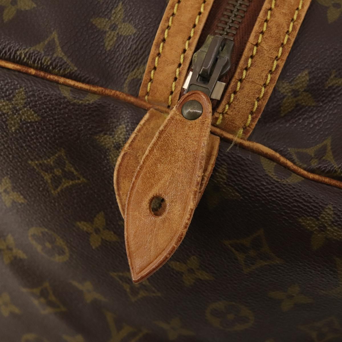 LOUIS VUITTON Monogram Sac Souple 55 Boston Bag M41622 LV Auth 189346