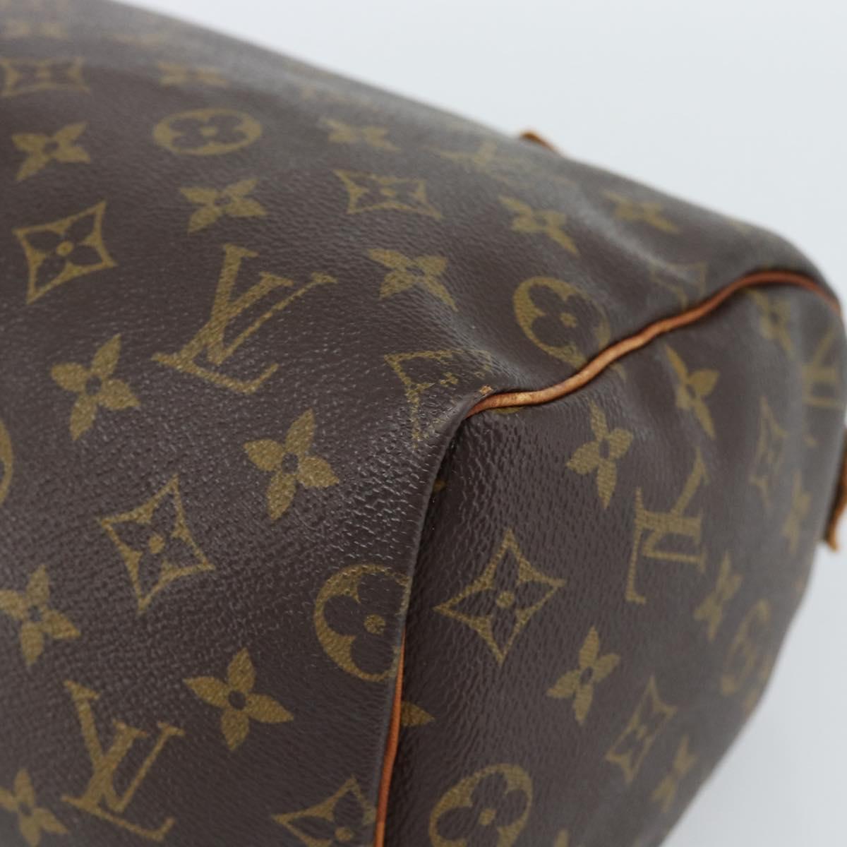 LOUIS VUITTON Monogram Speedy 25 Hand Bag M41528 LV Auth 189351
