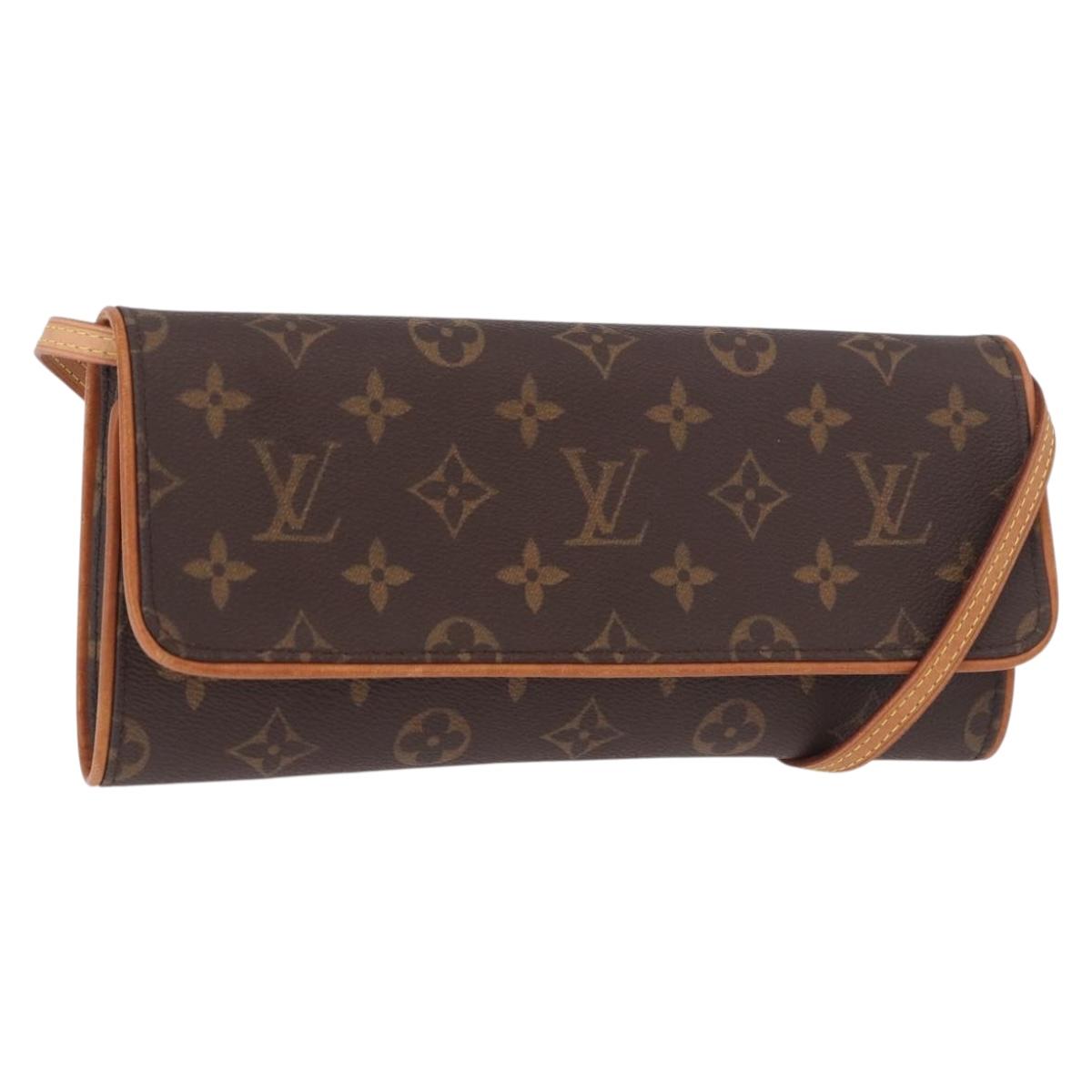 LOUIS VUITTON Monogram Pochette Twin GM Shoulder Bag M51852 LV Auth 189359V