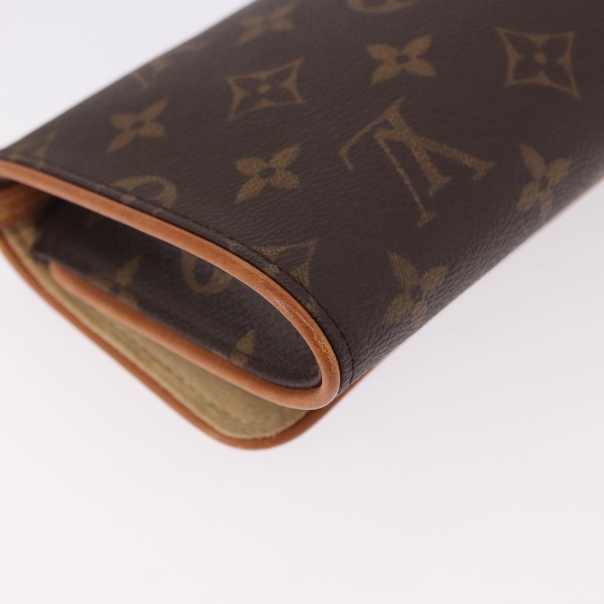 LOUIS VUITTON Monogram Pochette Twin GM Shoulder Bag M51852 LV Auth 189359V