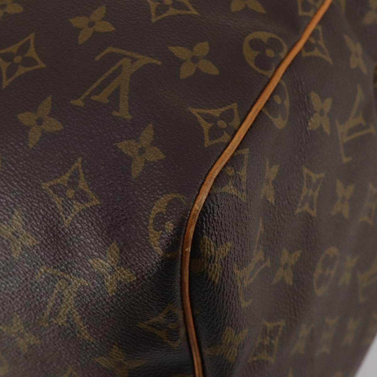 LOUIS VUITTON Monogram Sac Souple 55 Boston Bag M41622 LV Auth 189373
