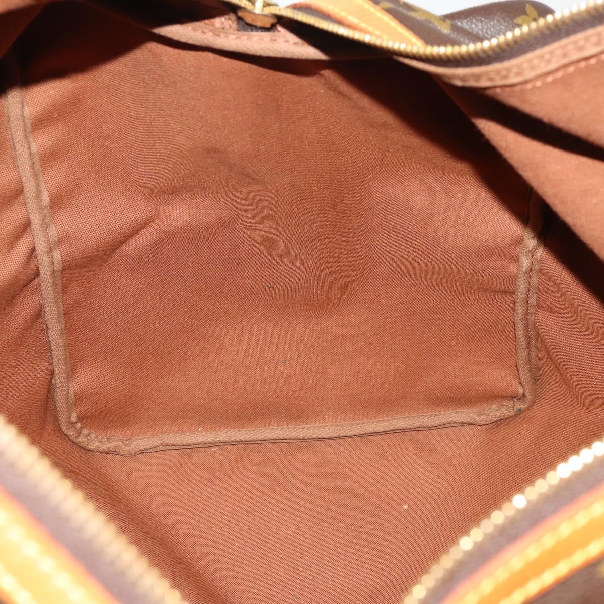 LOUIS VUITTON Monogram Sac Souple 55 Boston Bag M41622 LV Auth 189373