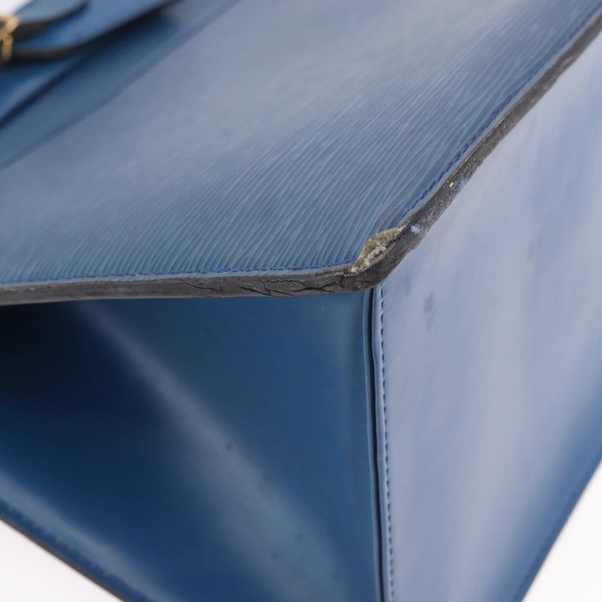 LOUIS VUITTON Epi Riviera Hand Bag Blue M48185 LV Auth 189376
