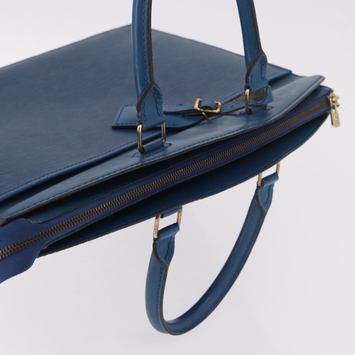 LOUIS VUITTON Epi Riviera Hand Bag Blue M48185 LV Auth 189376