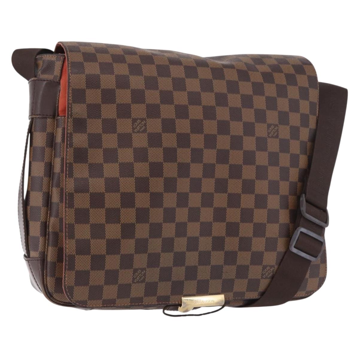 LOUIS VUITTON Damier Ebene Bastille Shoulder Bag N45258 LV Auth 189380