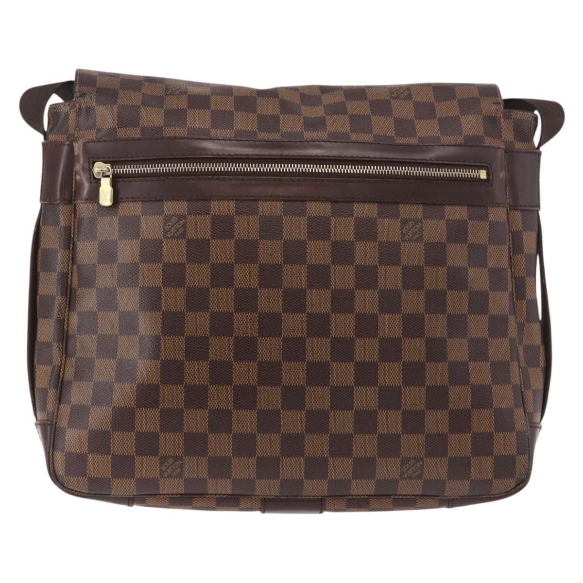LOUIS VUITTON Damier Ebene Bastille Shoulder Bag N45258 LV Auth 189380