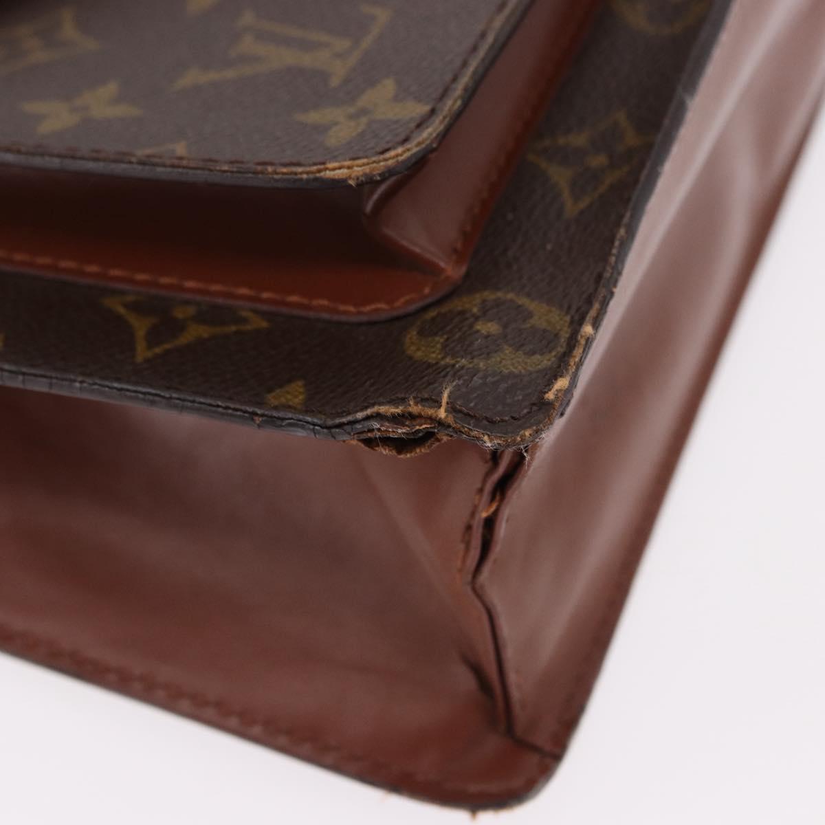 LOUIS VUITTON Monogram Monceau 28 Hand Bag M51185 LV Auth 189419