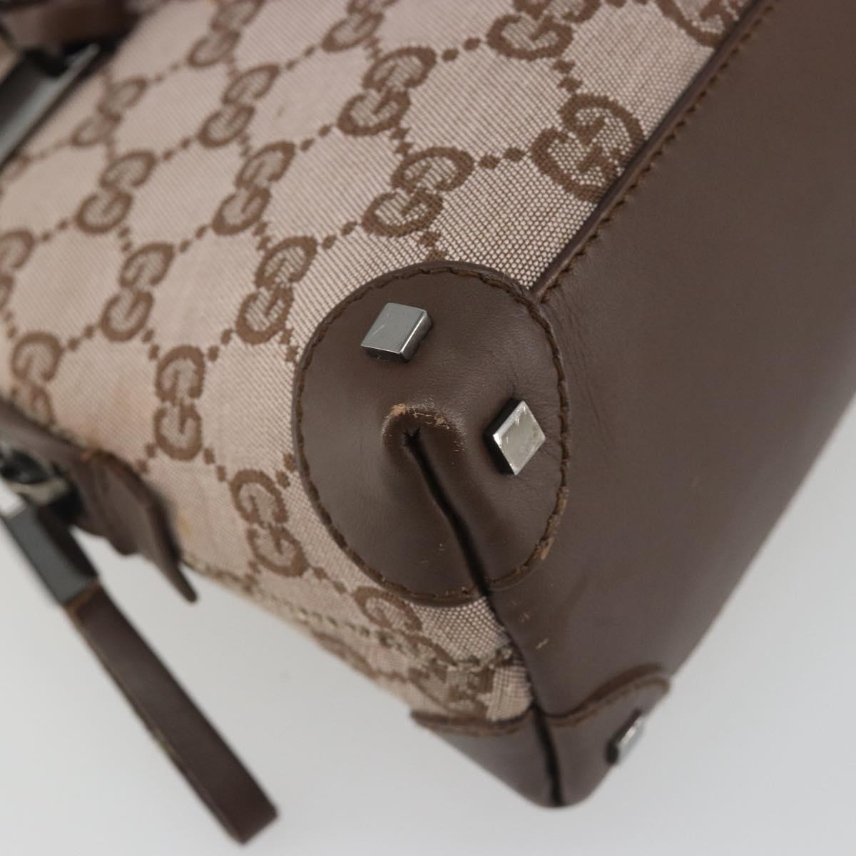 GUCCI GG Canvas Hand Bag Pink Silver 001 4283 Auth 189494