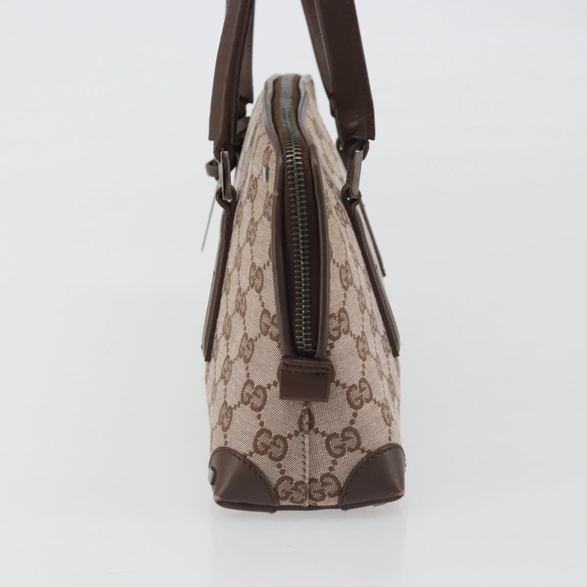 GUCCI GG Canvas Hand Bag Pink Silver 001 4283 Auth 189494