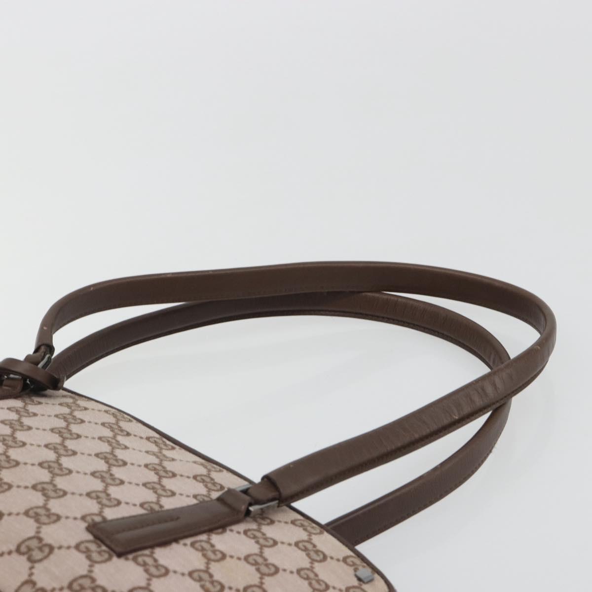 GUCCI GG Canvas Hand Bag Pink Silver 001 4283 Auth 189494