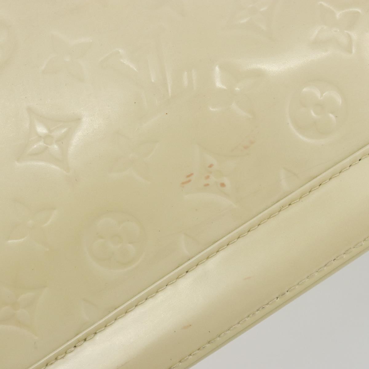 LOUIS VUITTON Monogram Vernis Alma PM Hand Bag Broncorail M91445 LV Auth 189507