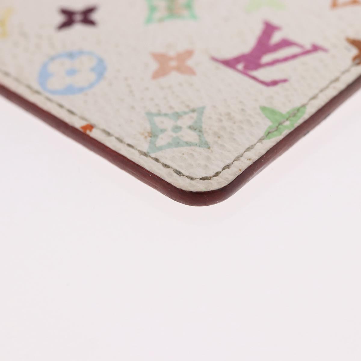 LOUIS VUITTON Monogram Multicolor Etui Hand Mirror White M92651 LV Auth 189513