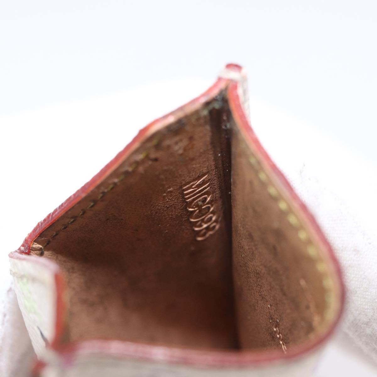 LOUIS VUITTON Monogram Multicolor Etui Hand Mirror White M92651 LV Auth 189513