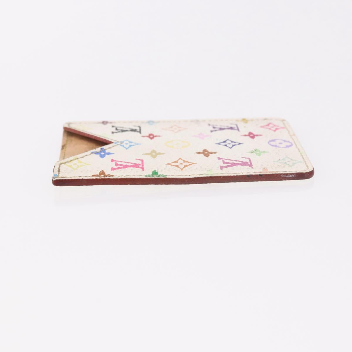 LOUIS VUITTON Monogram Multicolor Etui Hand Mirror White M92651 LV Auth 189513