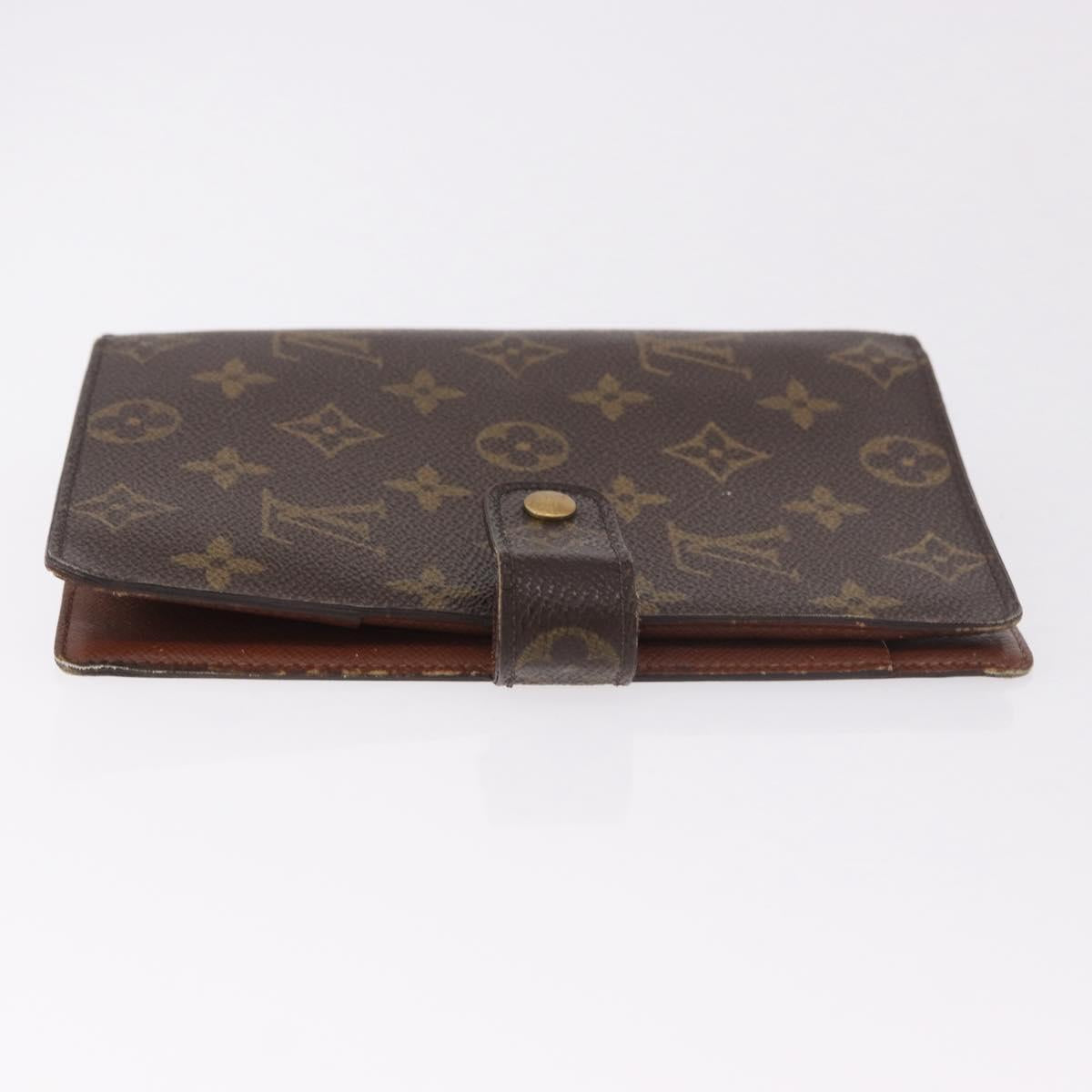 LOUIS VUITTON Monogram Agenda MM Day Planner Cover R20105 LV Auth 189519
