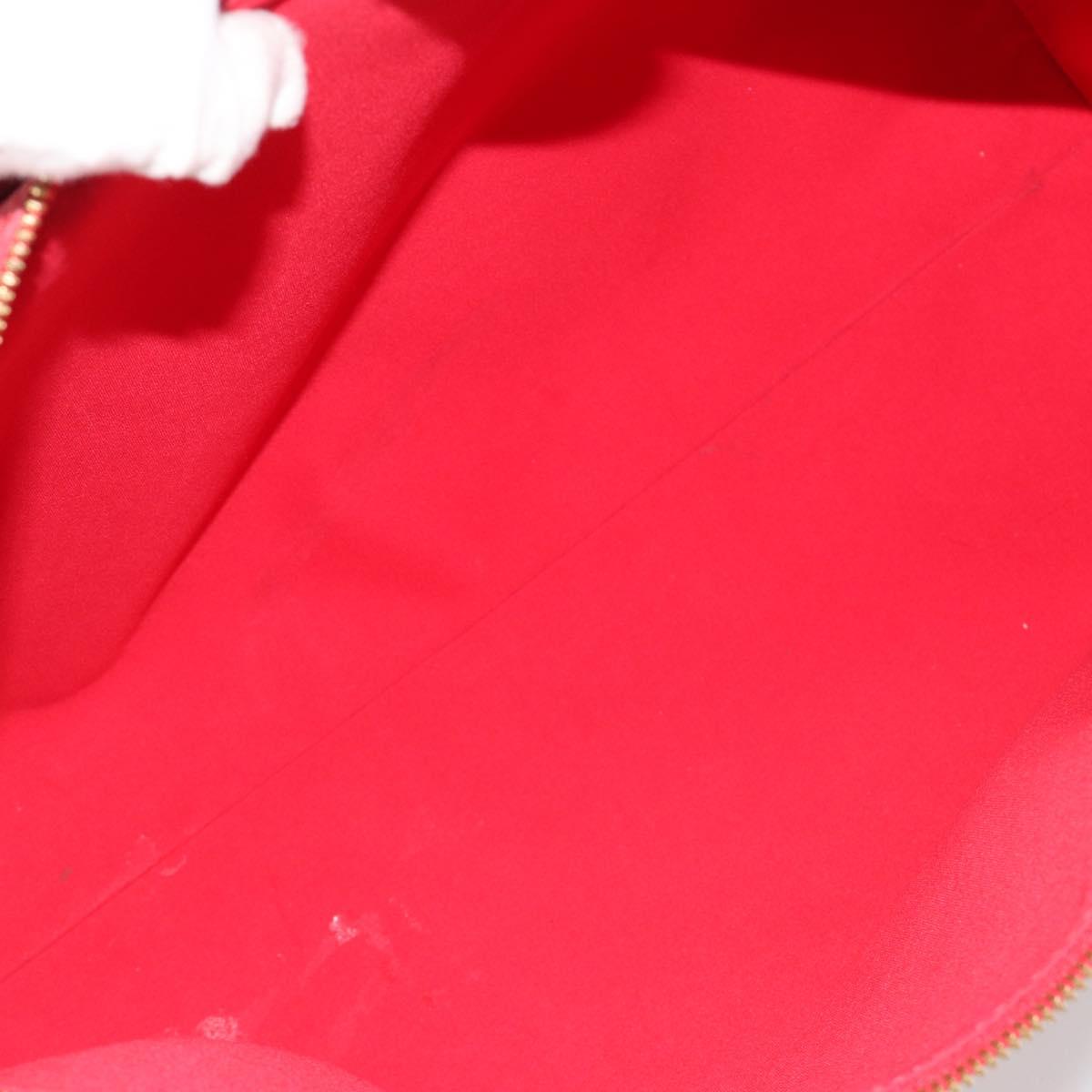 LOUIS VUITTON Epi Keepall 45 Boston Bag Red M42977 LV Auth 189520A