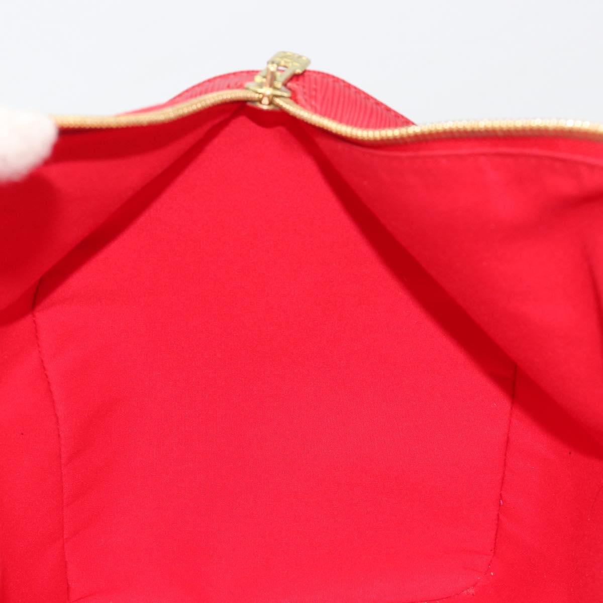 LOUIS VUITTON Epi Keepall 45 Boston Bag Red M42977 LV Auth 189520A