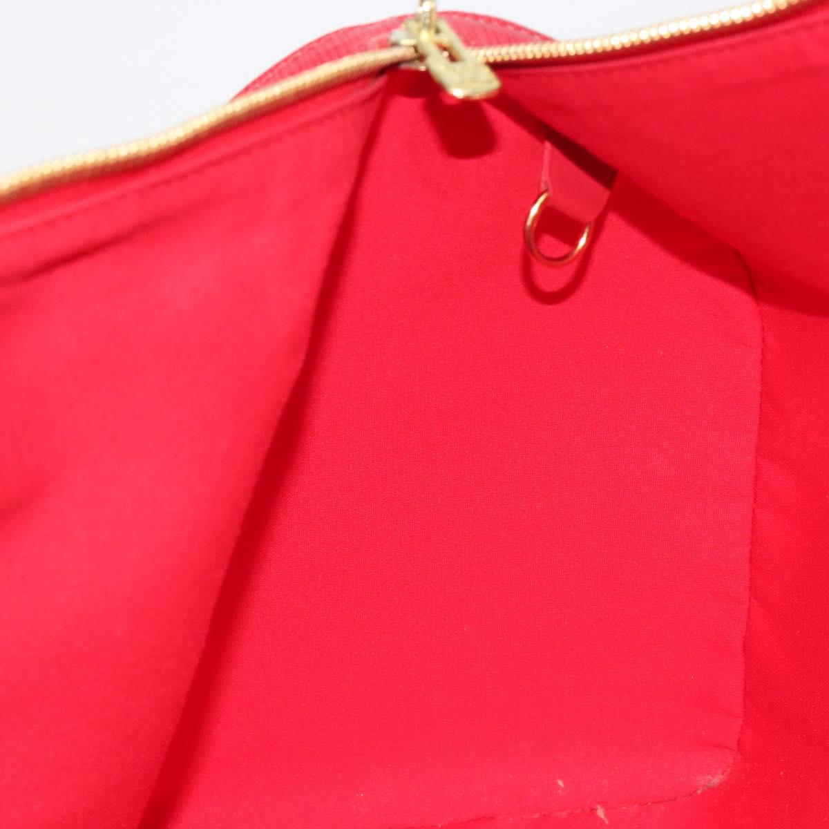 LOUIS VUITTON Epi Keepall 45 Boston Bag Red M42977 LV Auth 189520A
