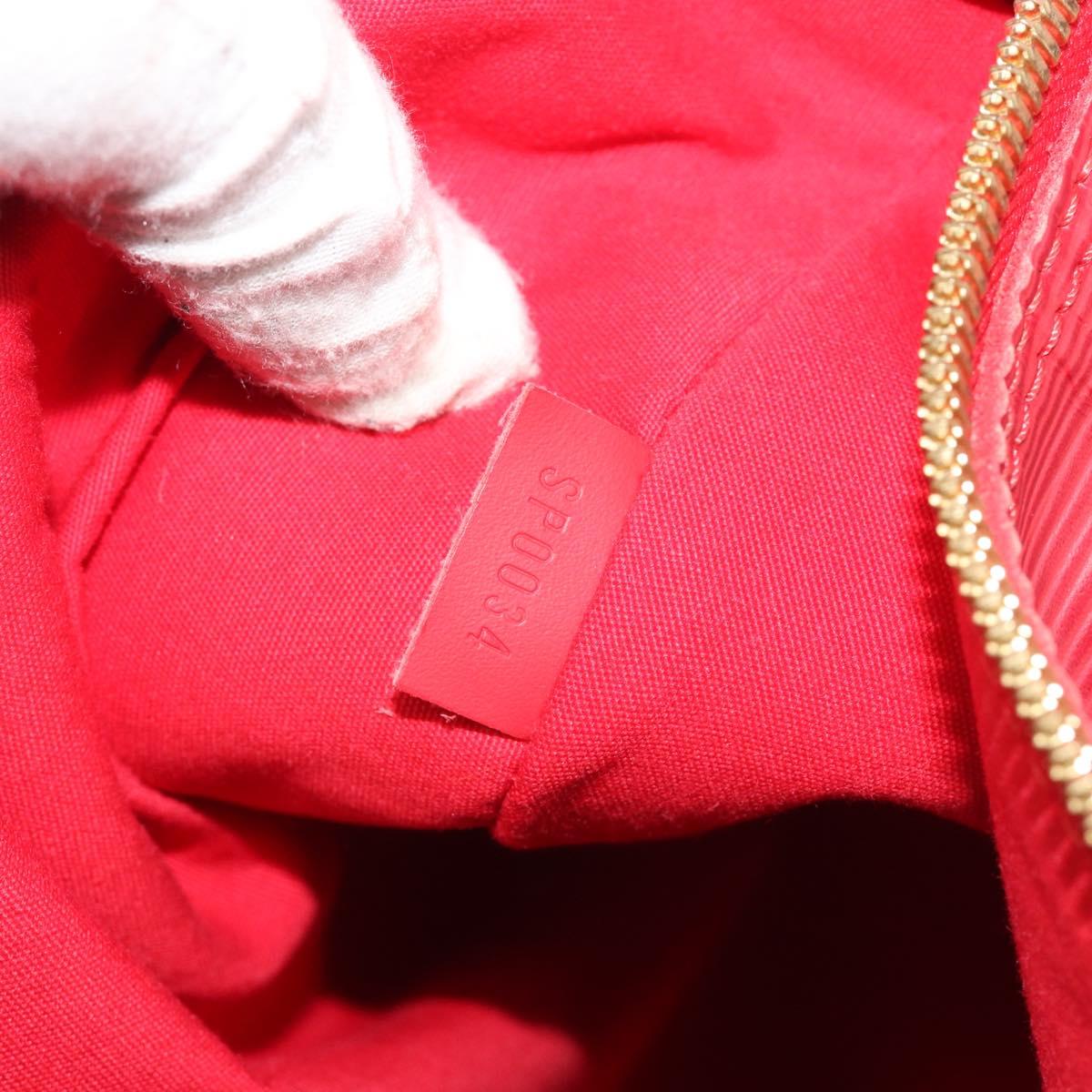 LOUIS VUITTON Epi Keepall 45 Boston Bag Red M42977 LV Auth 189520A