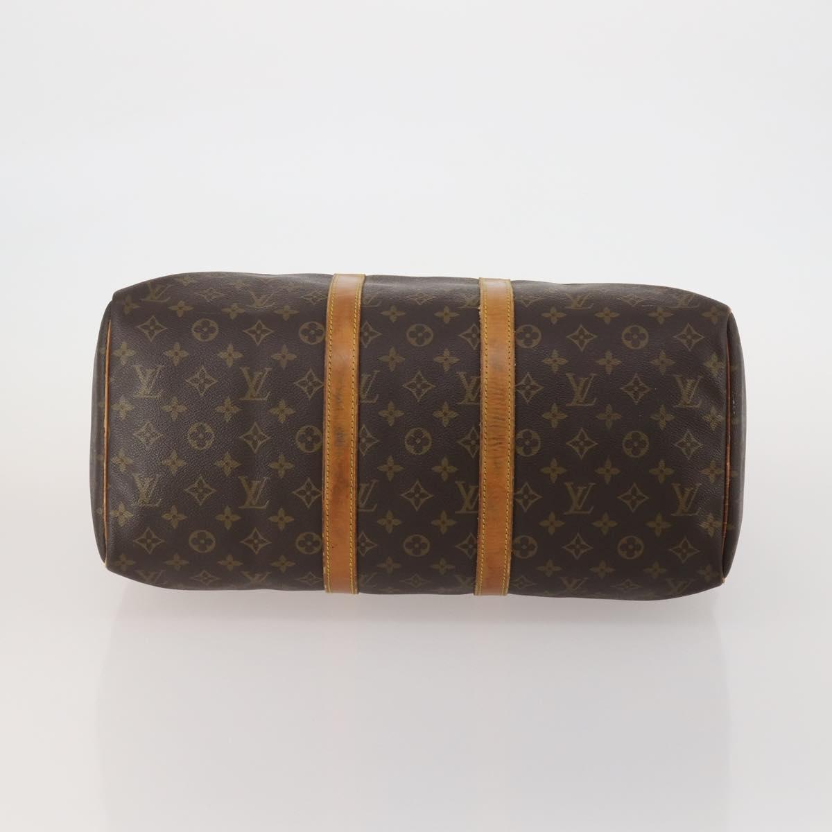 LOUIS VUITTON Monogram Keepall 45 Boston Bag M41428 LV Auth 189521