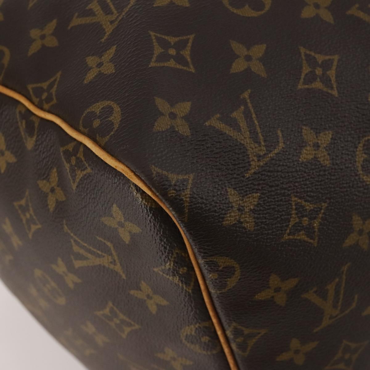 LOUIS VUITTON Monogram Keepall 55 Boston Bag M41424 LV Auth 189522