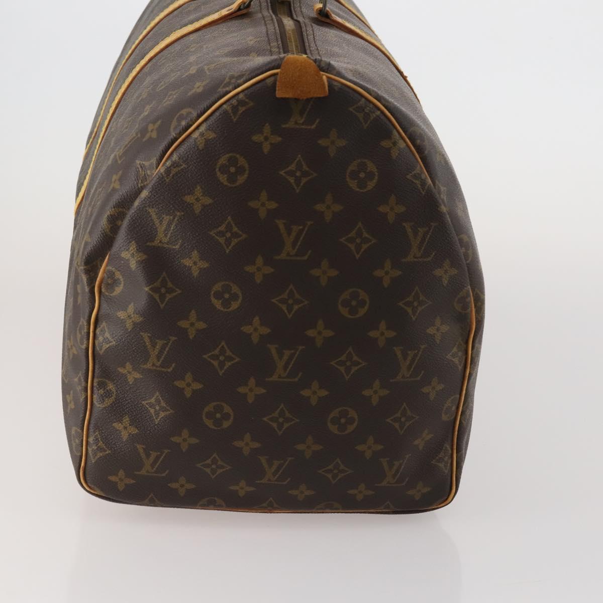 LOUIS VUITTON Monogram Keepall 55 Boston Bag M41424 LV Auth 189522