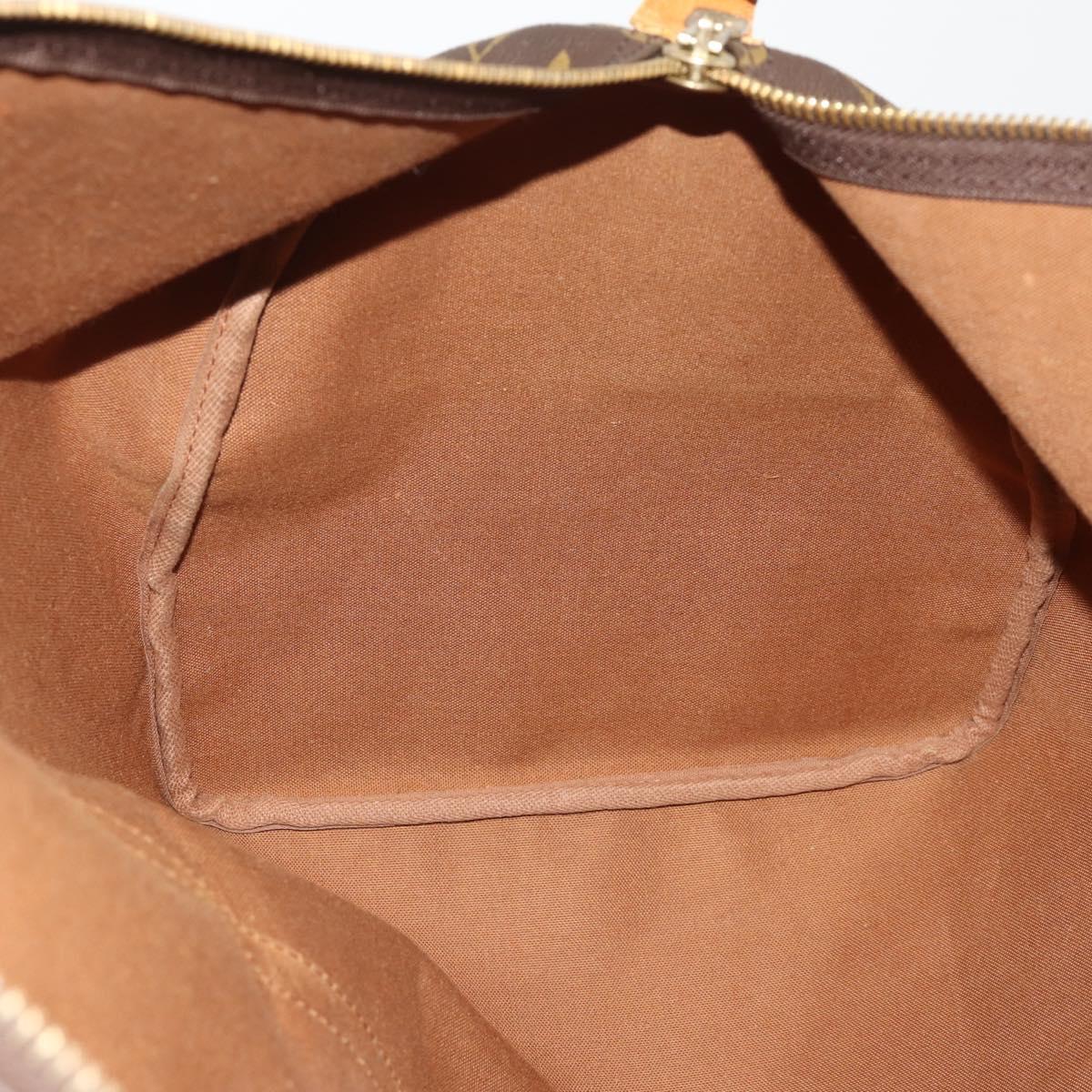 LOUIS VUITTON Monogram Keepall 55 Boston Bag M41424 LV Auth 189523