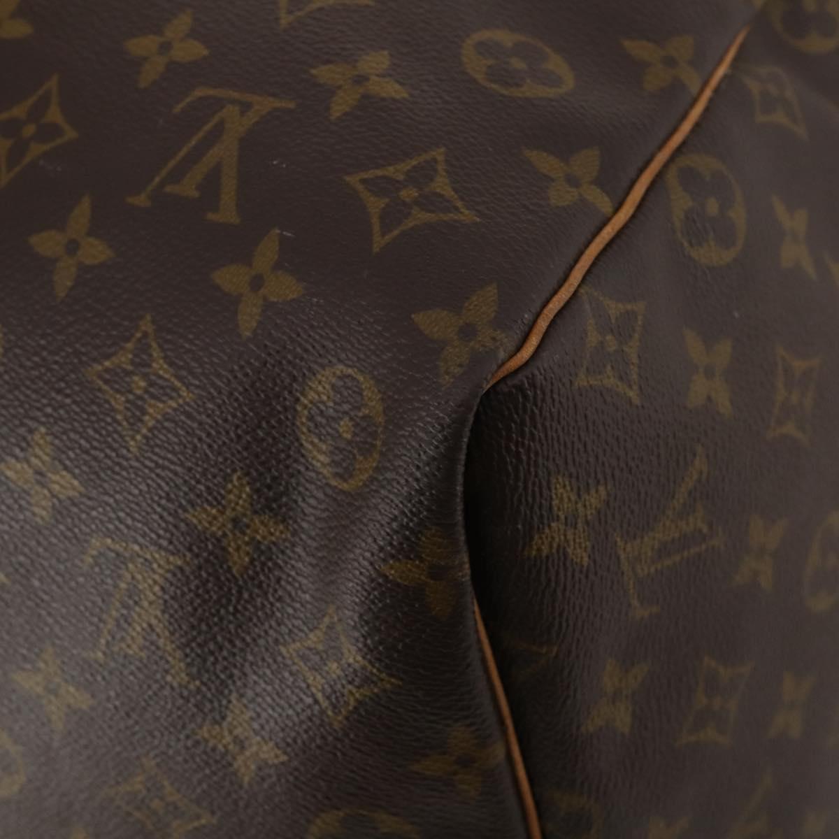 LOUIS VUITTON Monogram Keepall 60 Boston Bag M41422 LV Auth 189524