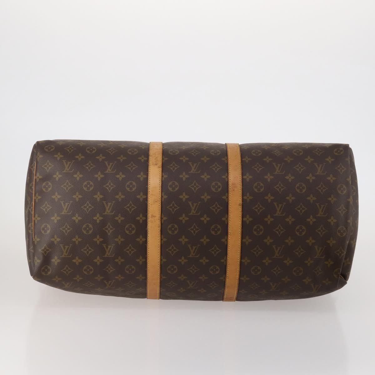 LOUIS VUITTON Monogram Keepall 60 Boston Bag M41422 LV Auth 189524