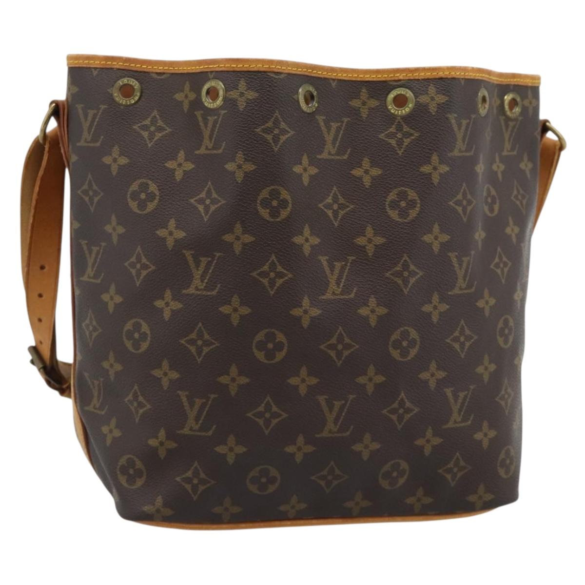 LOUIS VUITTON Monogram Petit Noe Shoulder Bag M42226 LV Auth 189528