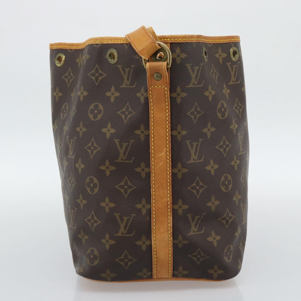 LOUIS VUITTON Monogram Petit Noe Shoulder Bag M42226 LV Auth 189528