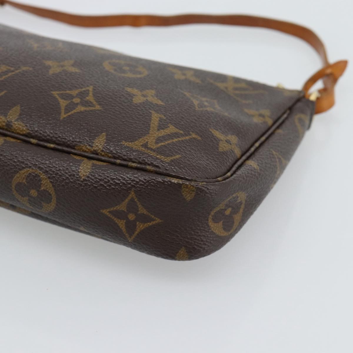 LOUIS VUITTON Monogram Pochette Accessoires Pouch M51980 LV Auth 189529