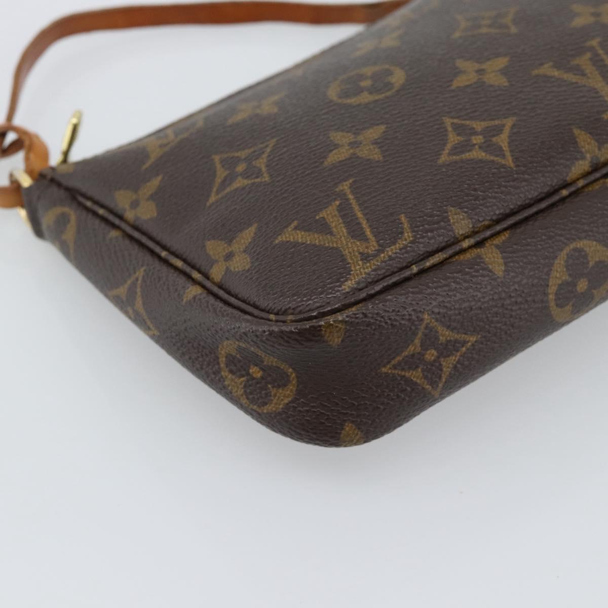LOUIS VUITTON Monogram Pochette Accessoires Pouch M51980 LV Auth 189529