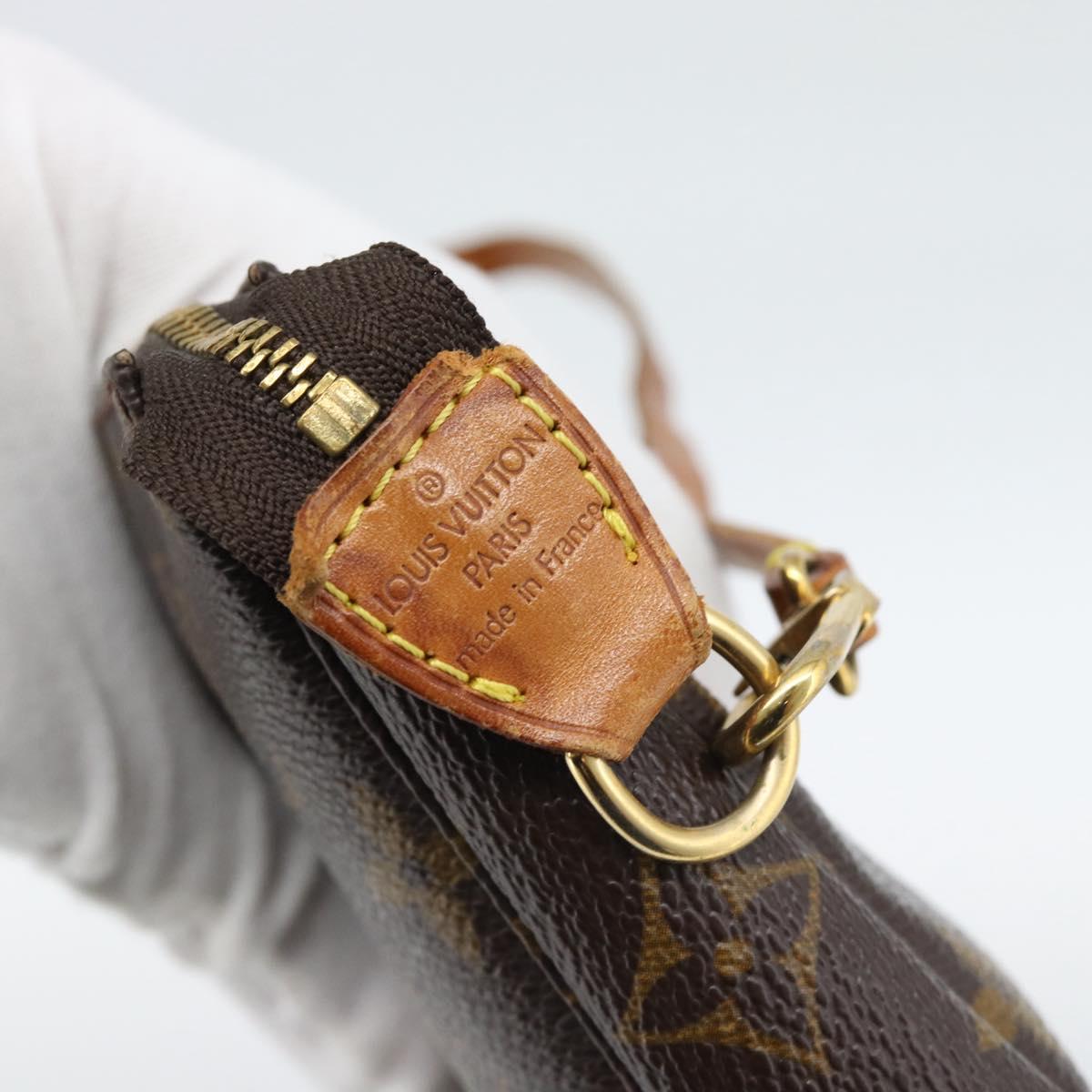 LOUIS VUITTON Monogram Pochette Accessoires Pouch M51980 LV Auth 189529