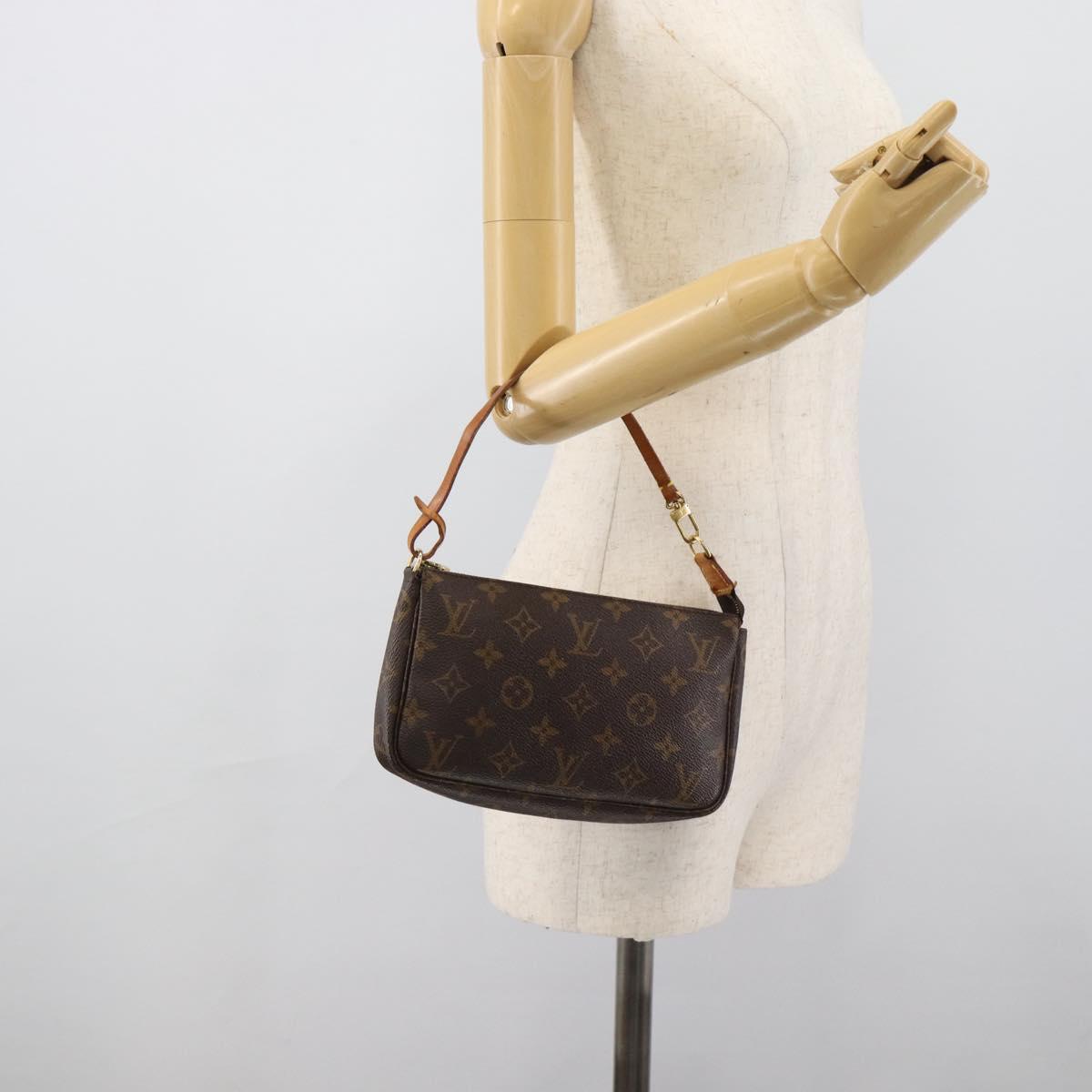 LOUIS VUITTON Monogram Pochette Accessoires Pouch M51980 LV Auth 189529