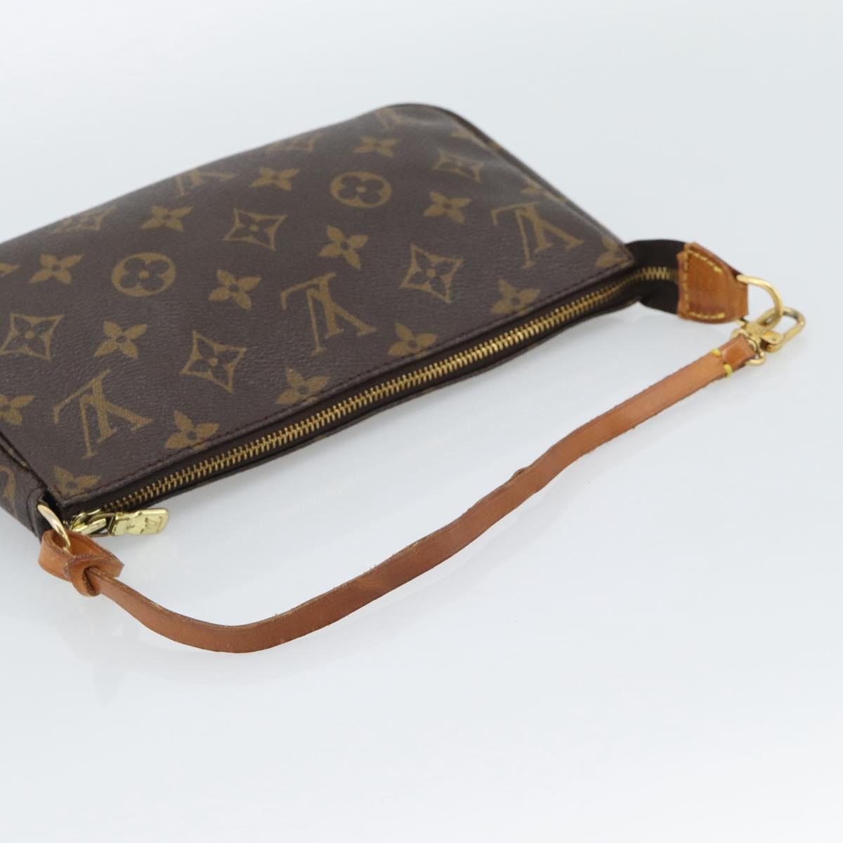 LOUIS VUITTON Monogram Pochette Accessoires Pouch M51980 LV Auth 189529
