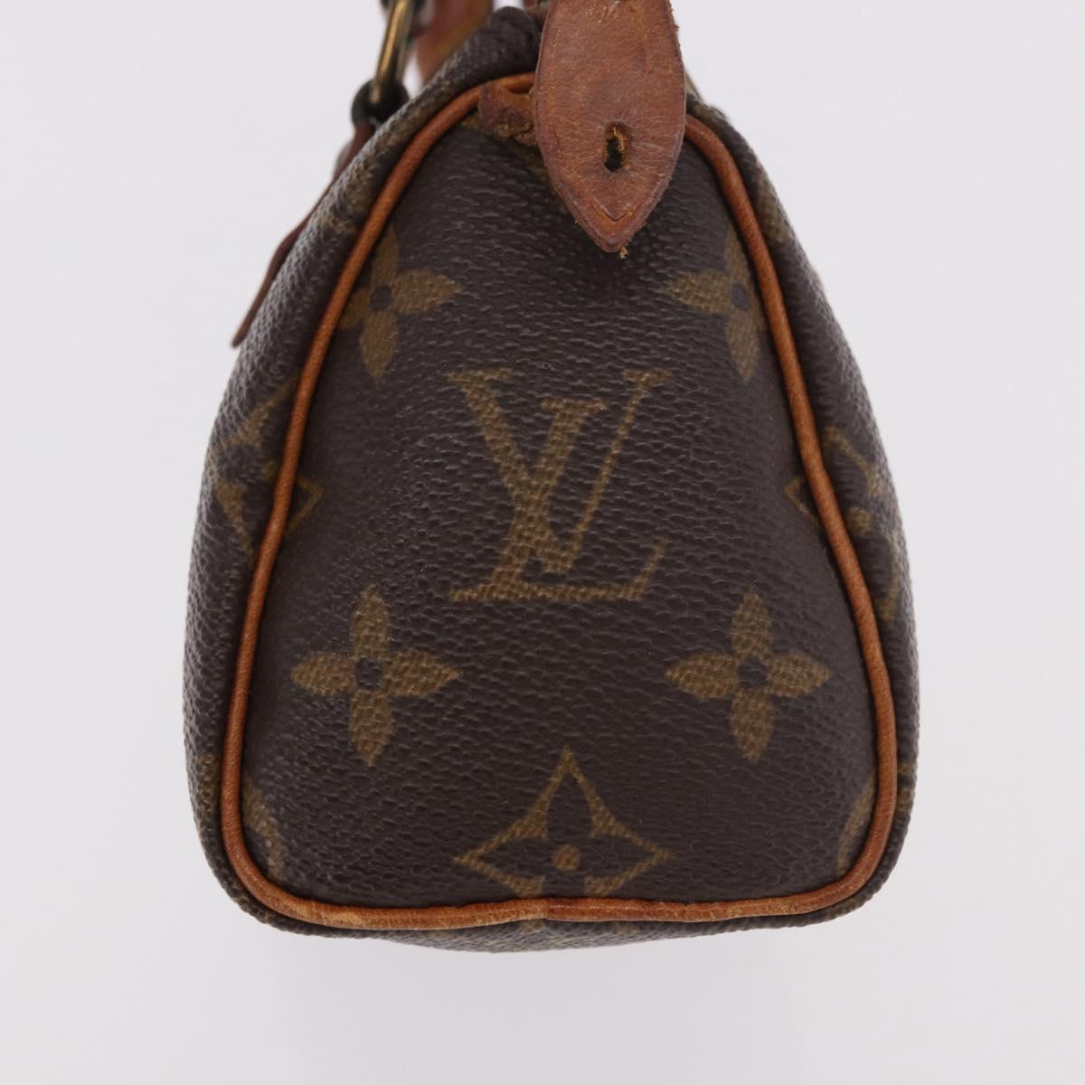 LOUIS VUITTON Monogram Mini Speedy Hand Bag M41534 LV Auth 189530