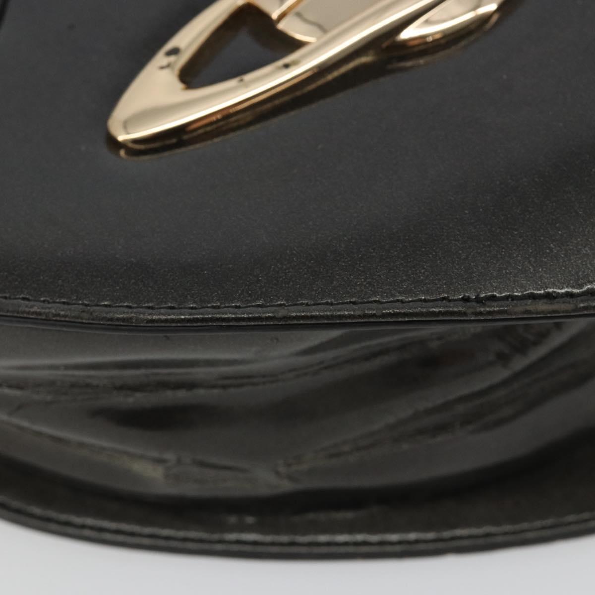 Vivienne Westwood Shoulder Bag Patent leather 2way Gray Gold Auth 189555