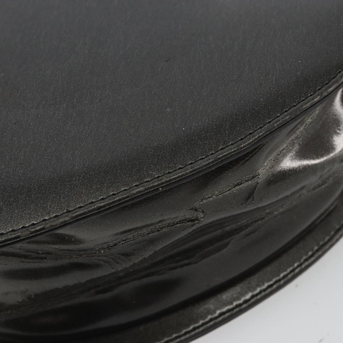 Vivienne Westwood Shoulder Bag Patent leather 2way Gray Gold Auth 189555
