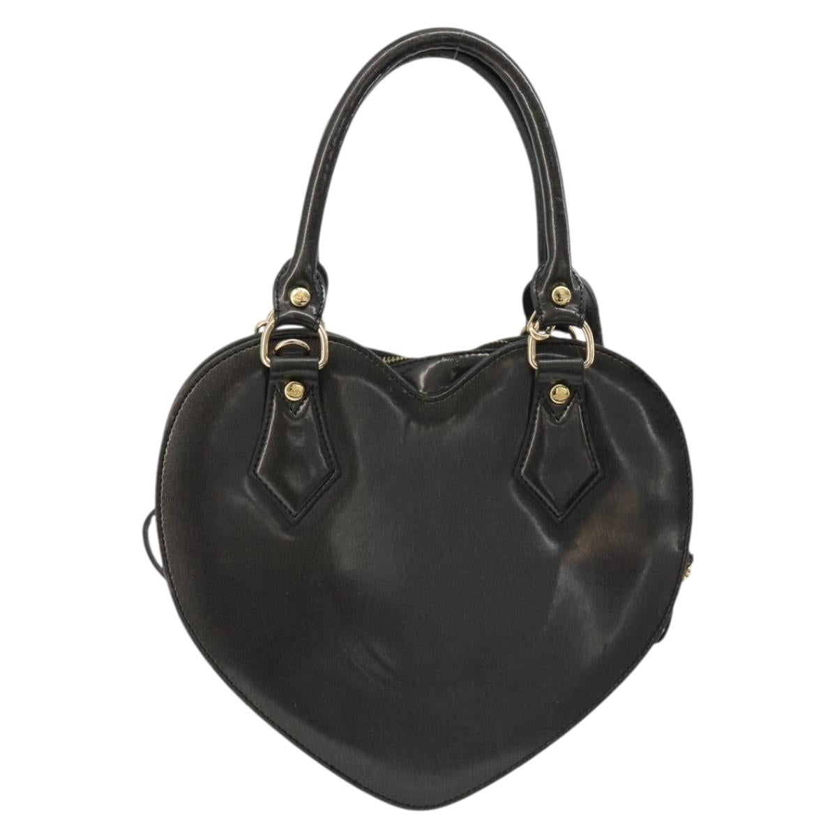 Vivienne Westwood Shoulder Bag Patent leather 2way Gray Gold Auth 189555