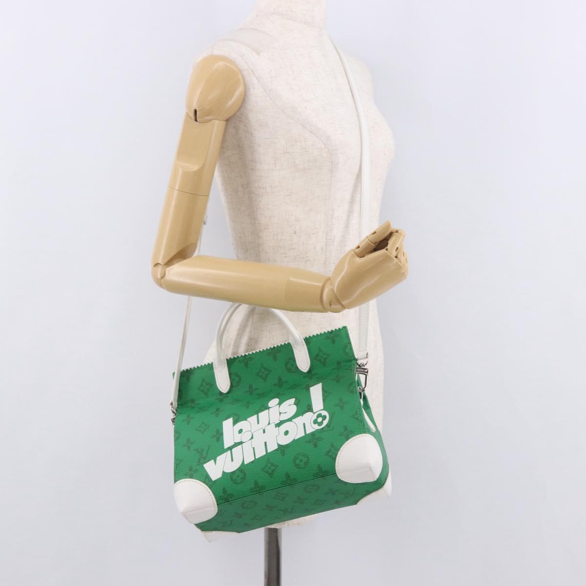LOUIS VUITTON Monogram Everyday LV Shoulder Bag Green M80815 LV Auth 189565SM