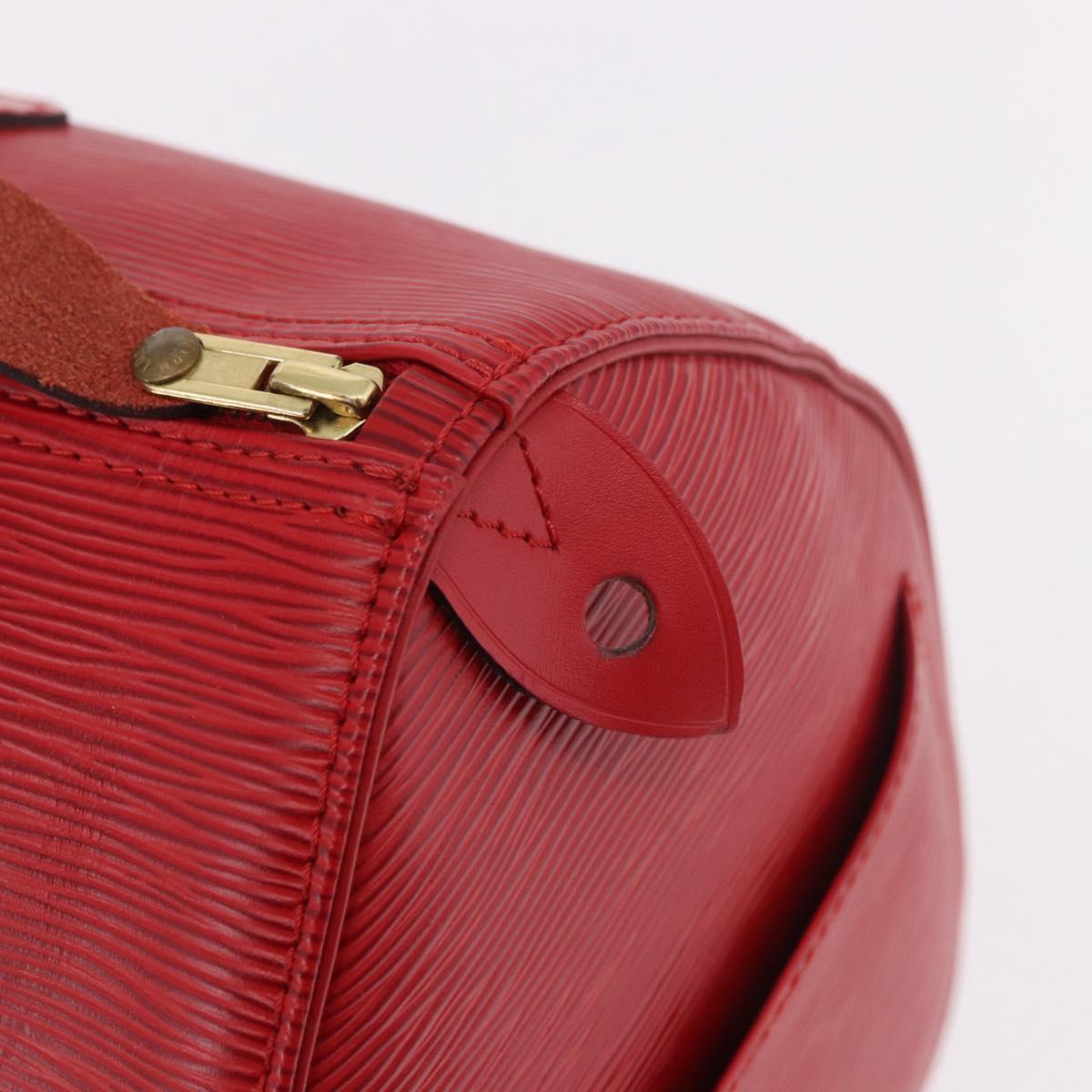 LOUIS VUITTON Epi Speedy 35 Hand Bag Castilian Red M42997 LV Auth 189568SV