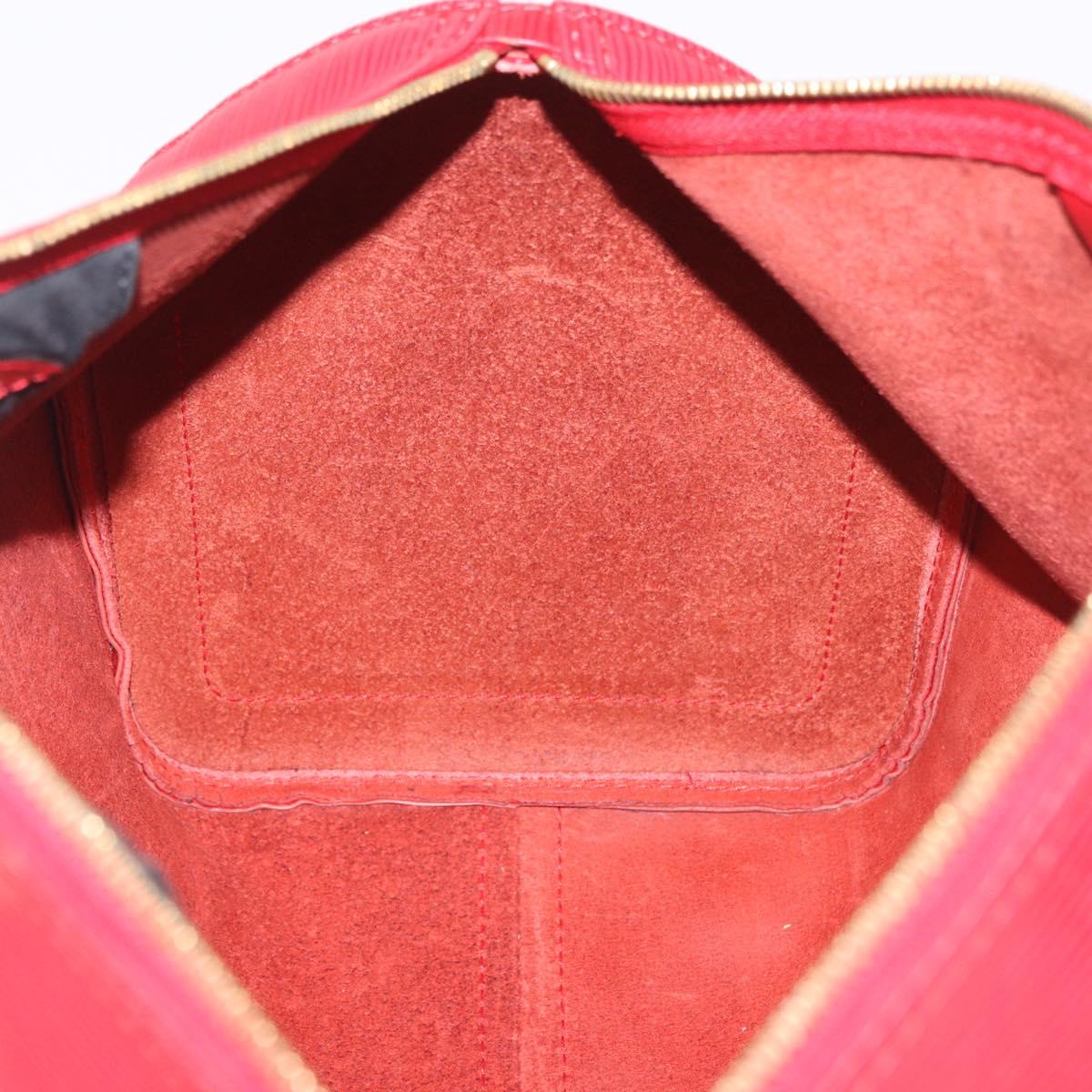 LOUIS VUITTON Epi Speedy 35 Hand Bag Castilian Red M42997 LV Auth 189568SV