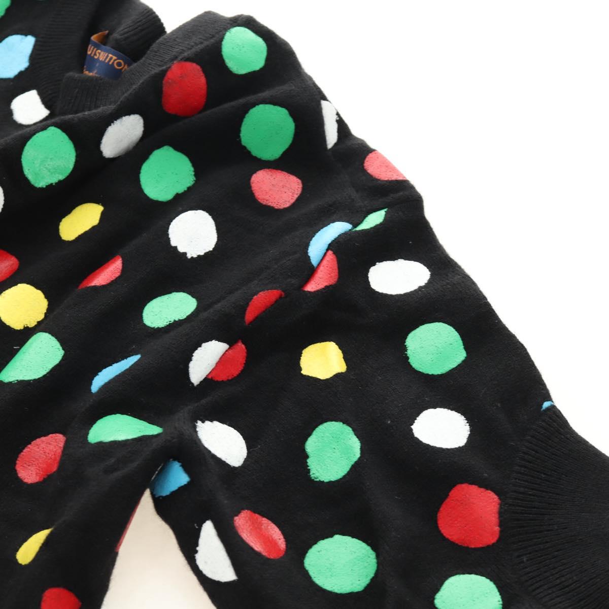LOUIS VUITTON LVxYK Sweater Cashmere S Multicolor LV Auth 189569SAM