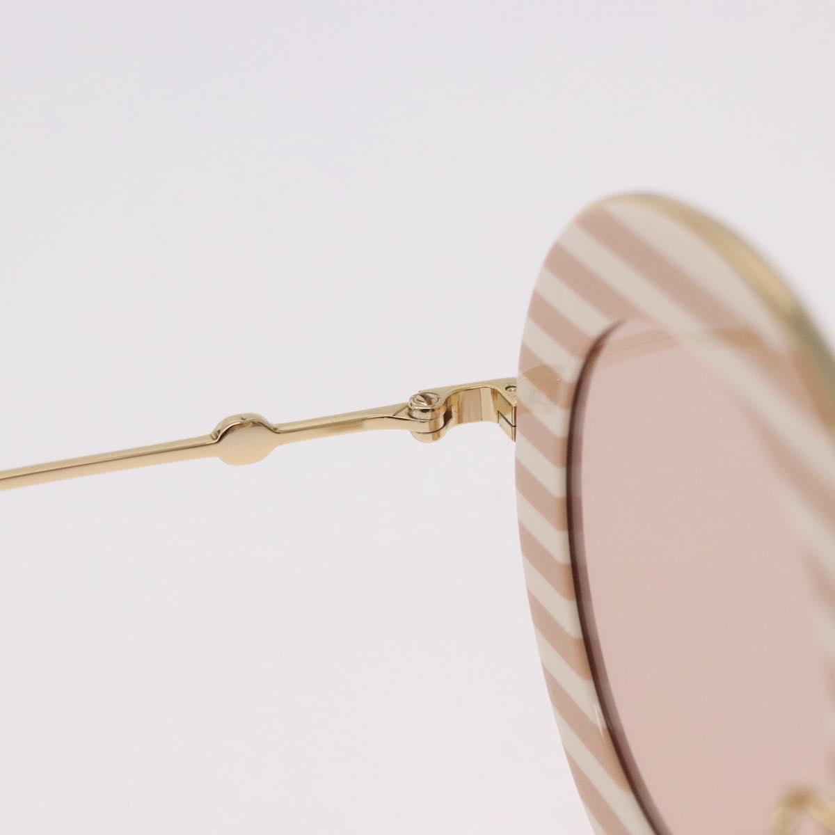 GUCCI Sunglasses metal Brown Auth 189575M