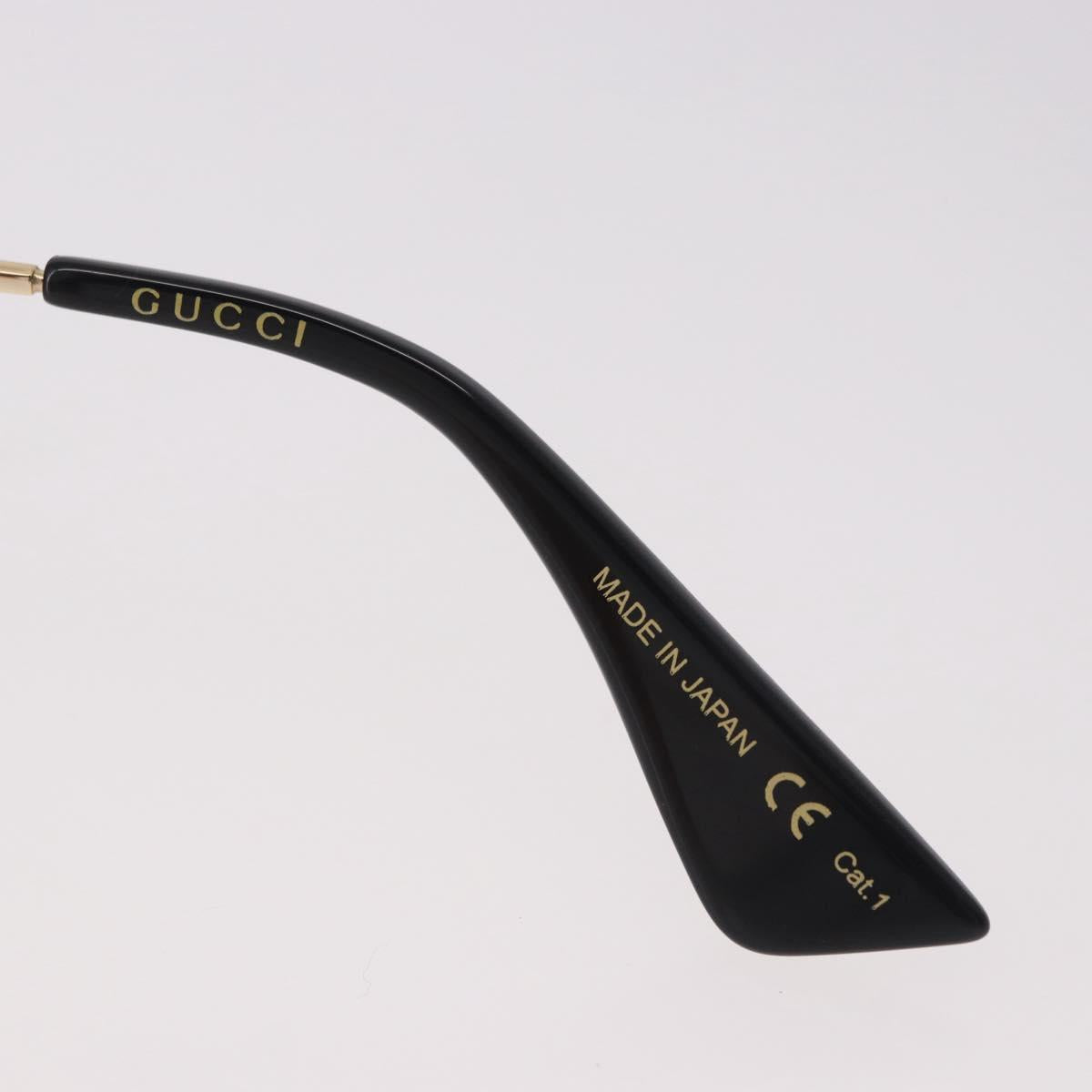 GUCCI Sunglasses metal Brown Auth 189575M