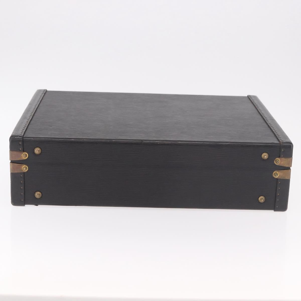 LOUIS VUITTON Epi President Trunk SPO Black M54212 LV Auth 189585