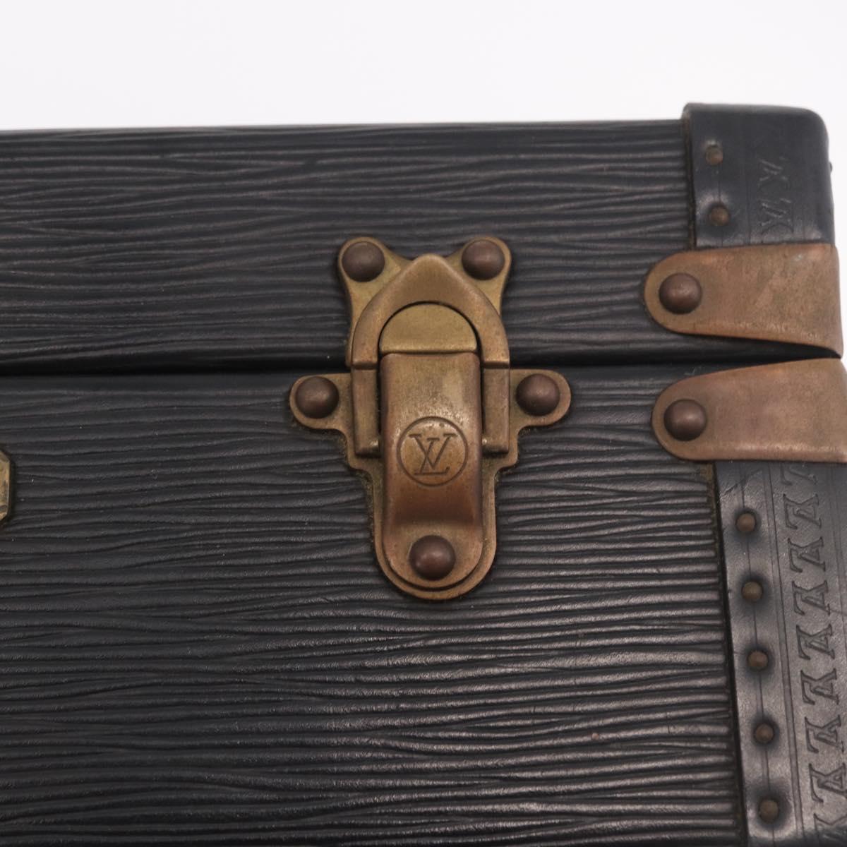 LOUIS VUITTON Epi President Trunk SPO Black M54212 LV Auth 189585