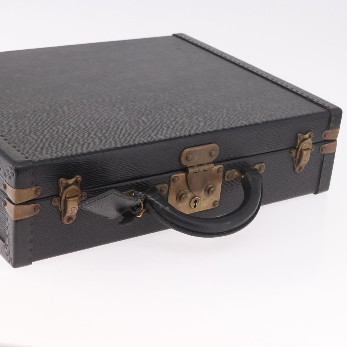 LOUIS VUITTON Epi President Trunk SPO Black M54212 LV Auth 189585